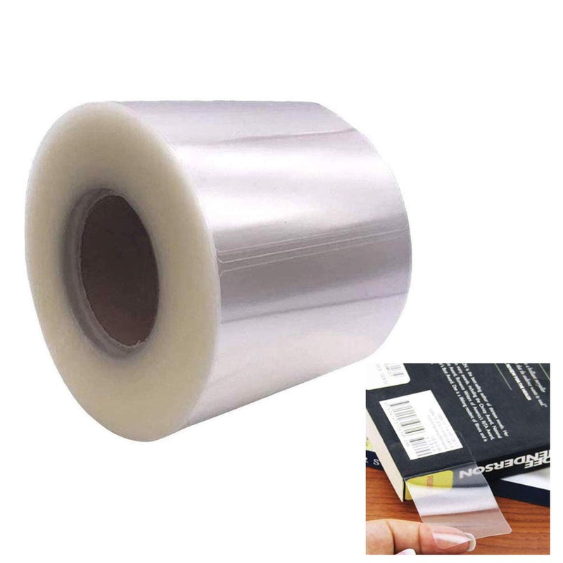 Remarkable Clear Label Protector Shields Seals 1 1/4 X 3 1/2 Inches-Gloss Finish Vinyl Label Protectors - 500 Rectangular Label Shields/Roll - Image 1